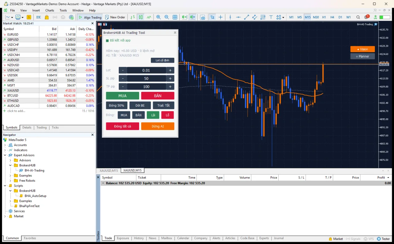 Step 06: Open MetaTrader 5 with AI Trading