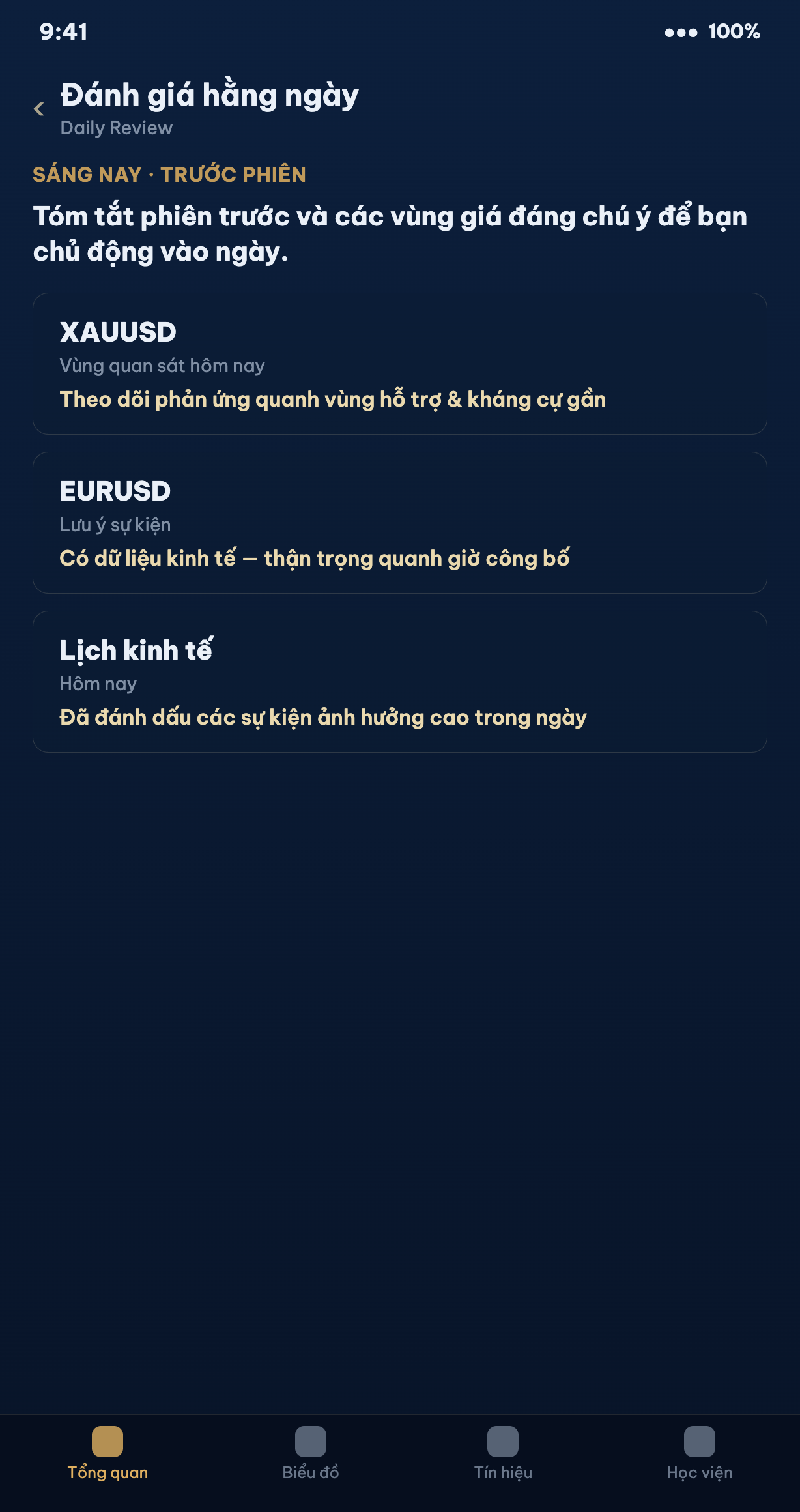 Đọc Daily Review